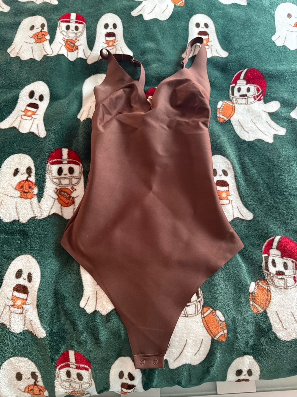 SKIMS Brown Sculpting Seamless Bodysuit